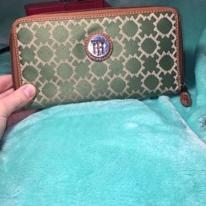 Tommy Hilfiger green Wallet